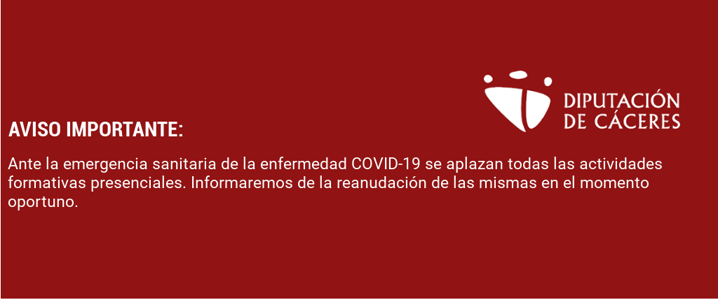 Aplazamiento actividades formativas programadas